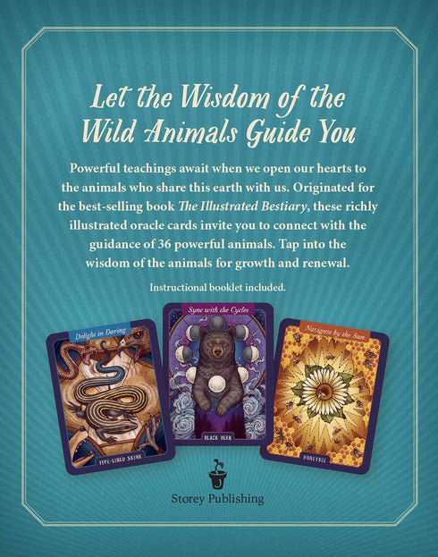 THE ILLUSTRATED BEASTIARY  ORACLE CARDS - TOLL. MAIA; O'HARA. KATE